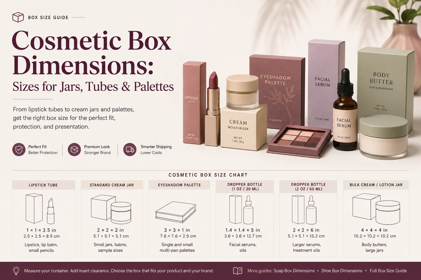 Cosmetic Box Dimensions