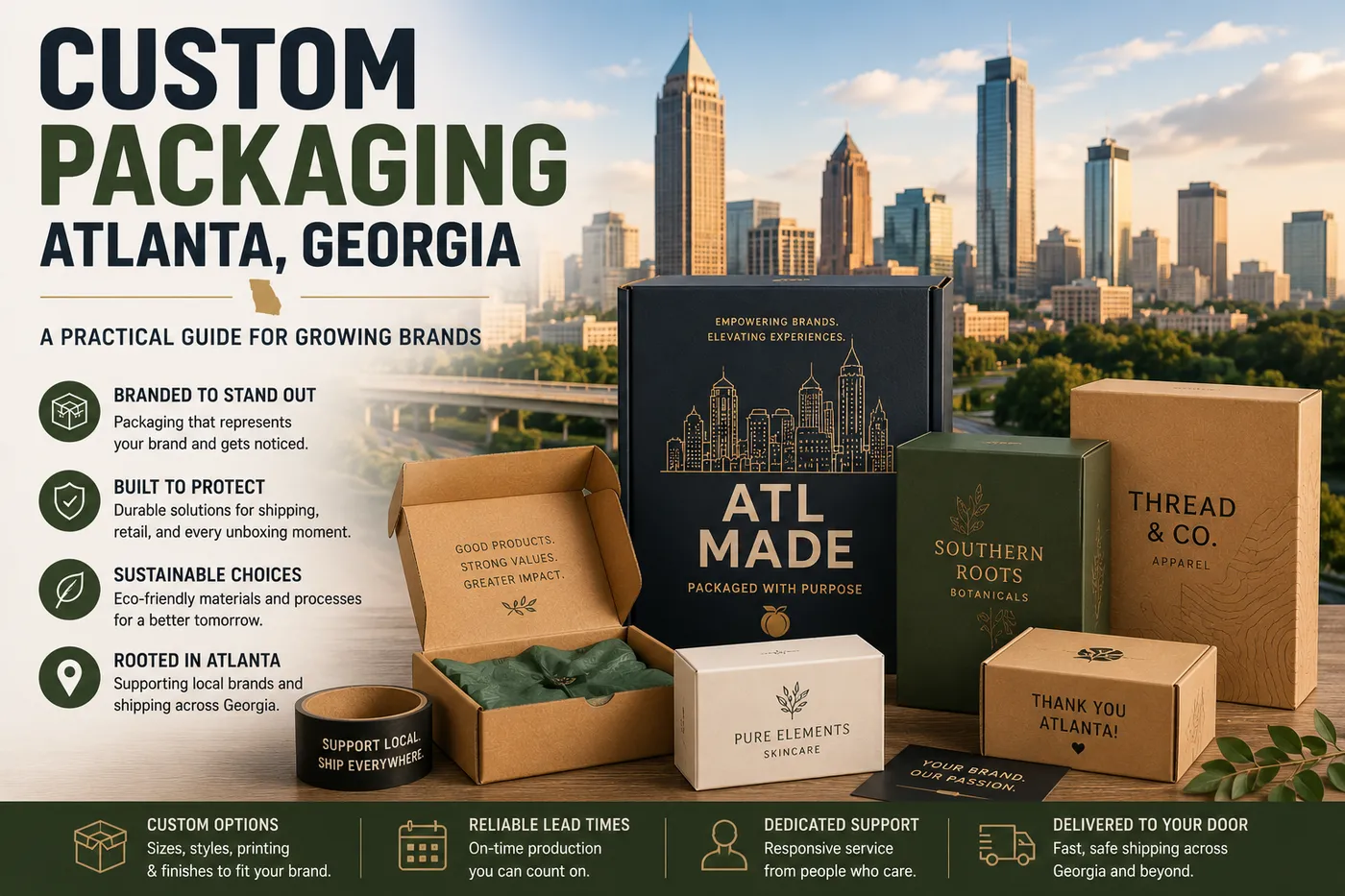 Custom packaging atlanta