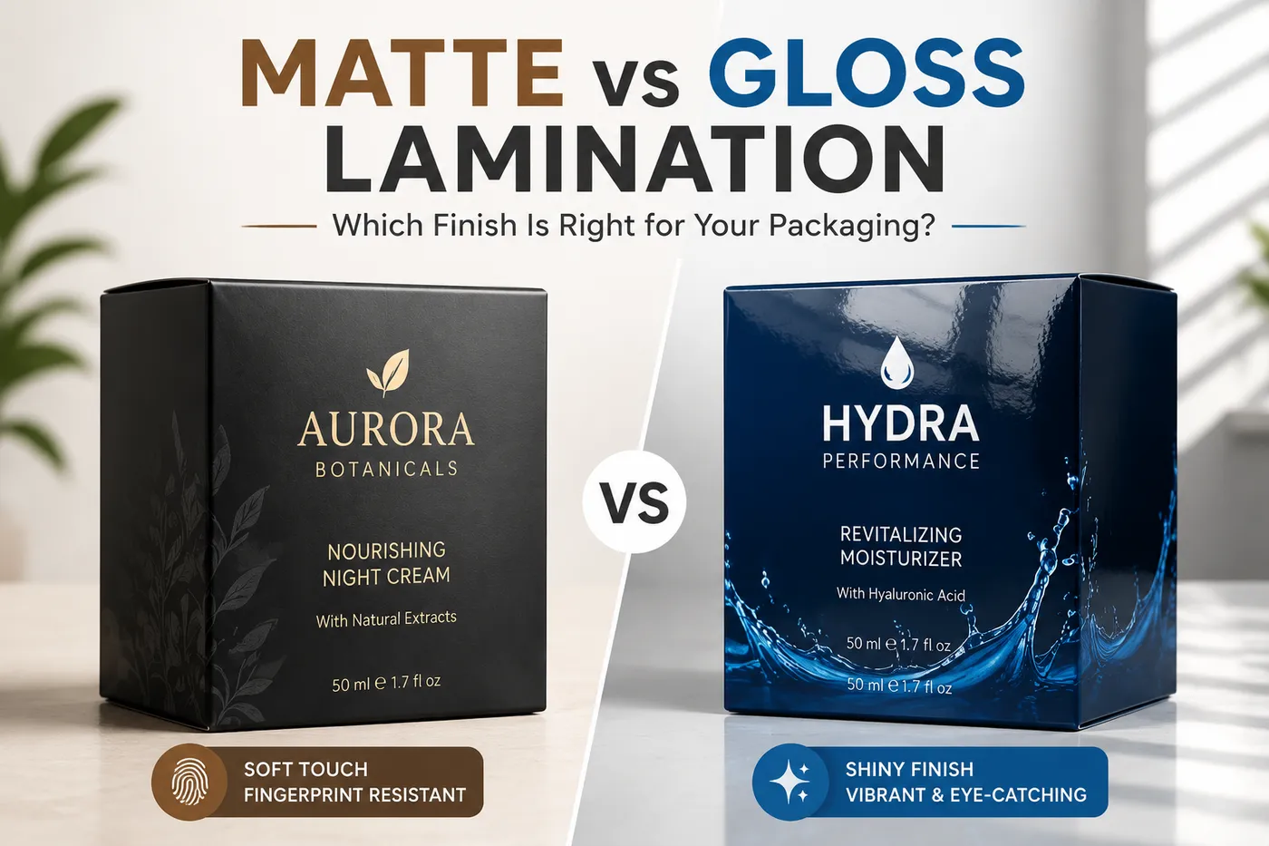 Matte Vs gloss Lamination