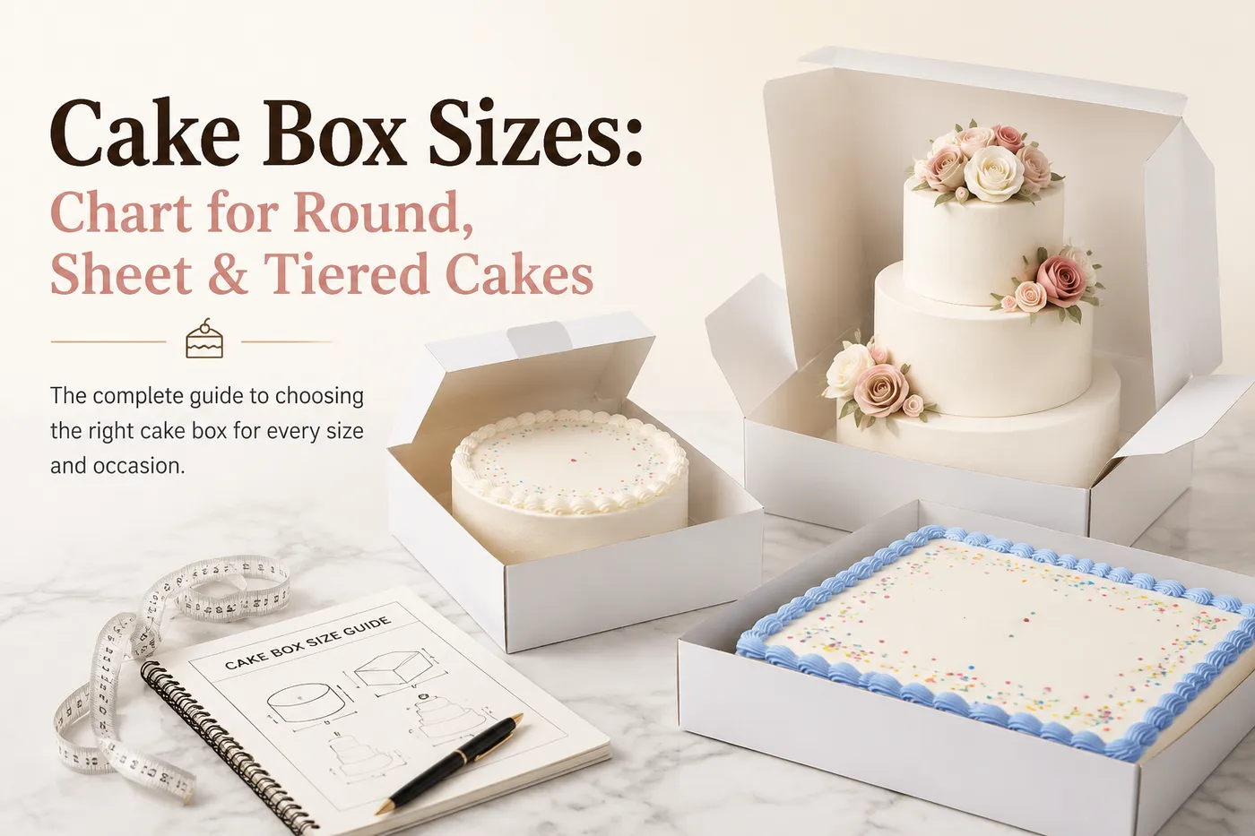cake box sizes