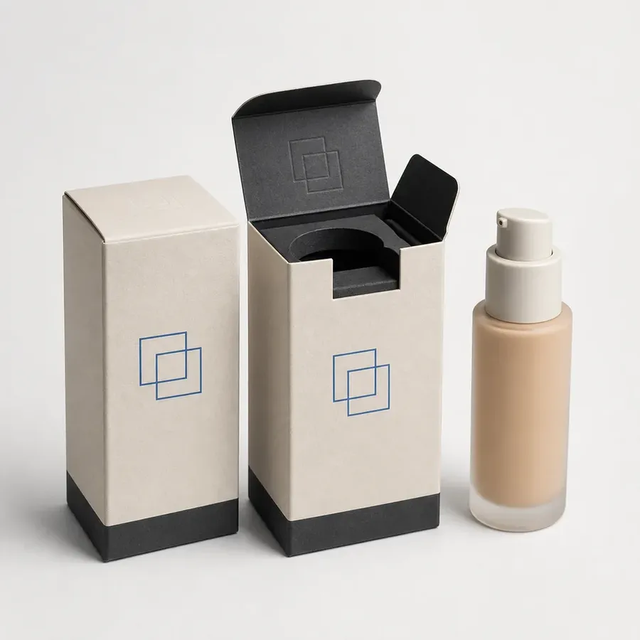 Easybox foundation bottle cartons with protective insert
