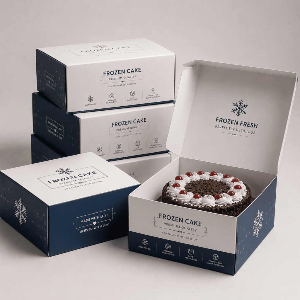Custom Frozen Cake Boxes in Bulk
