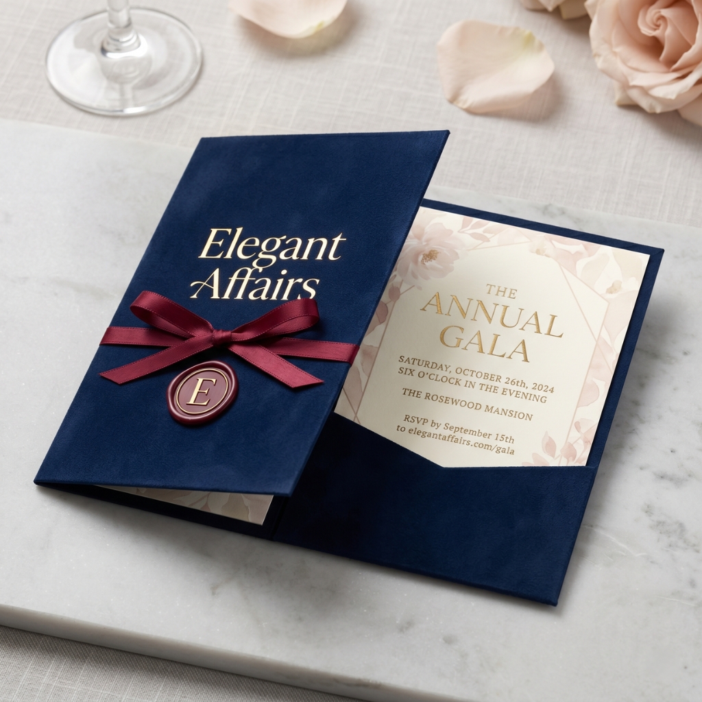 Custom Invitation Cards with Insert