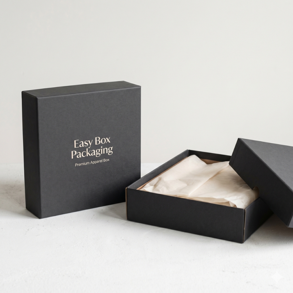 Custom Matte Apparel Boxes