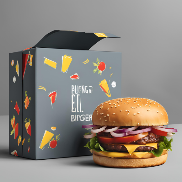 Custom Printed Burger Packaging Boxes