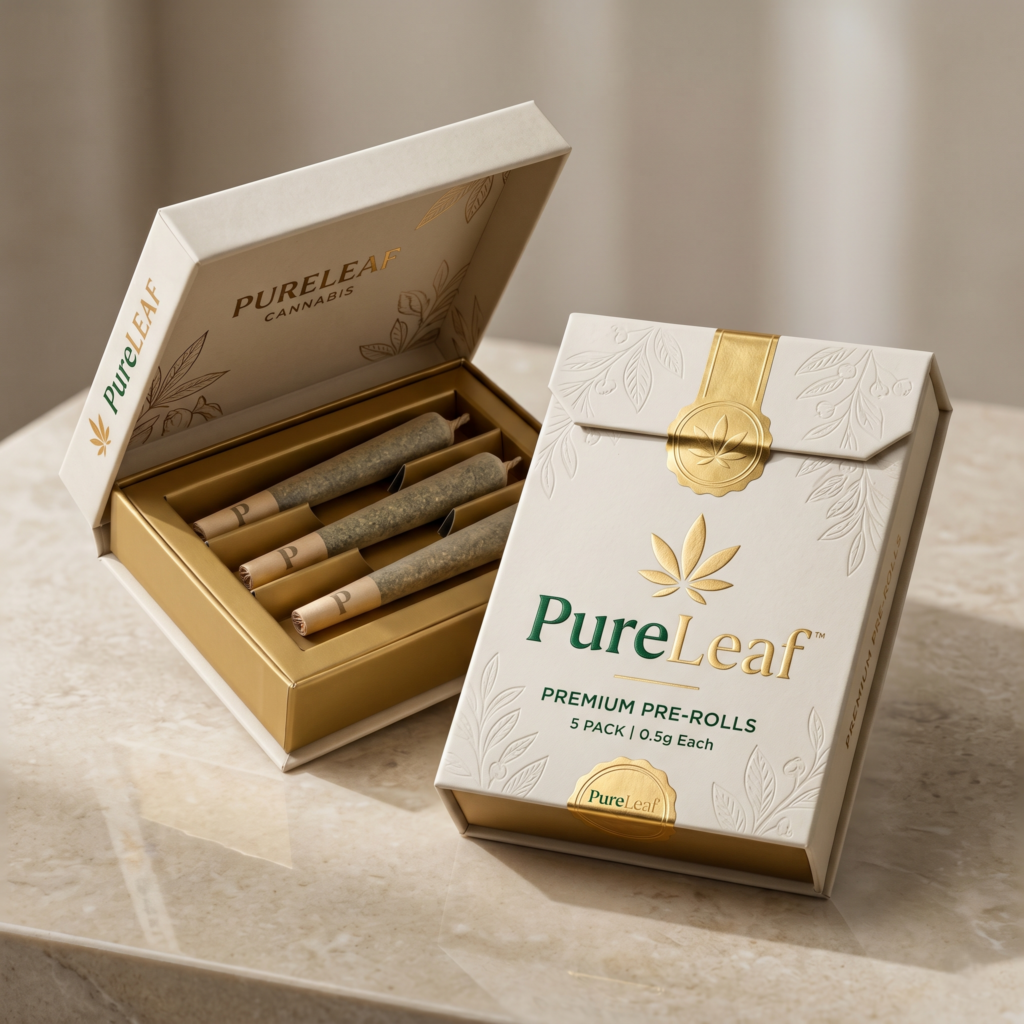 Custom Printed Pre Roll Packaging