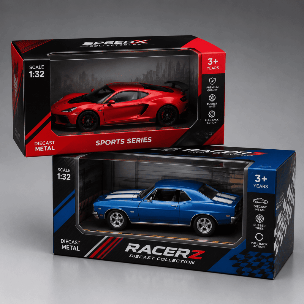 Custom Printed Toy Car Packaging Boxes