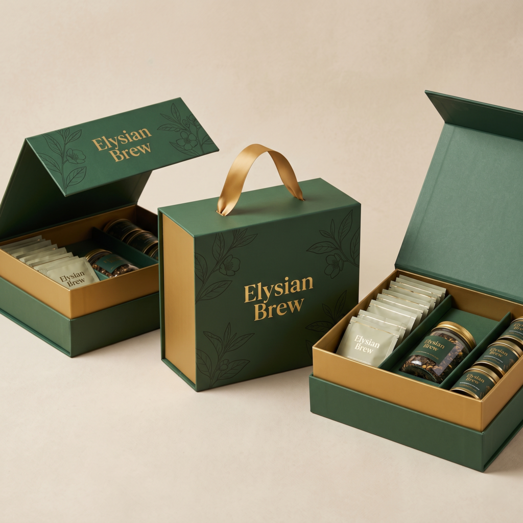 Custom Tea Boxes with Handle