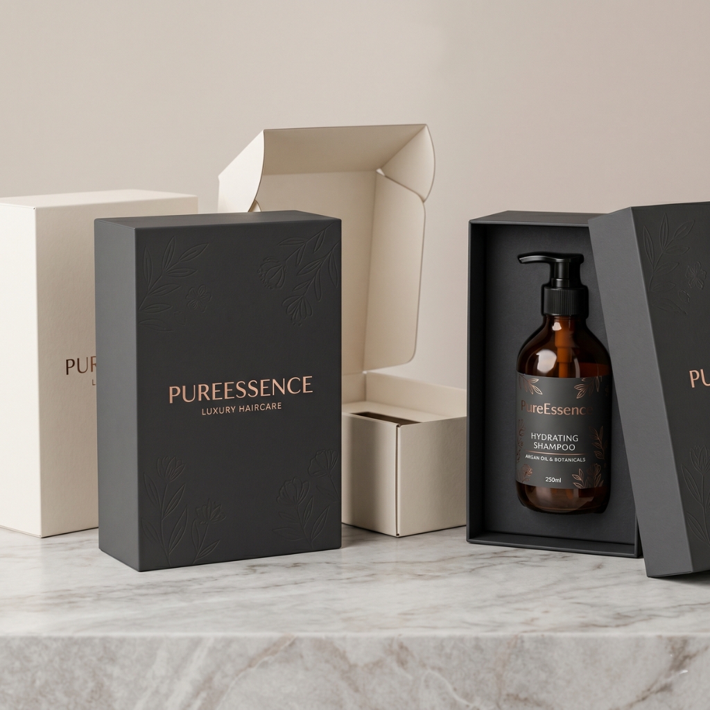 Custom Unique Shampoo Packaging Boxes