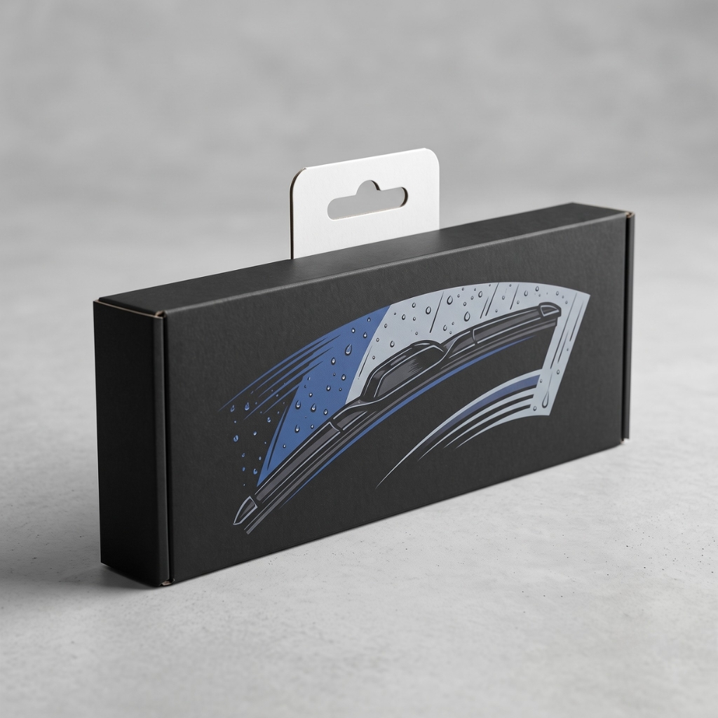 Wiper Blade Packaging Boxes with Hang Tab