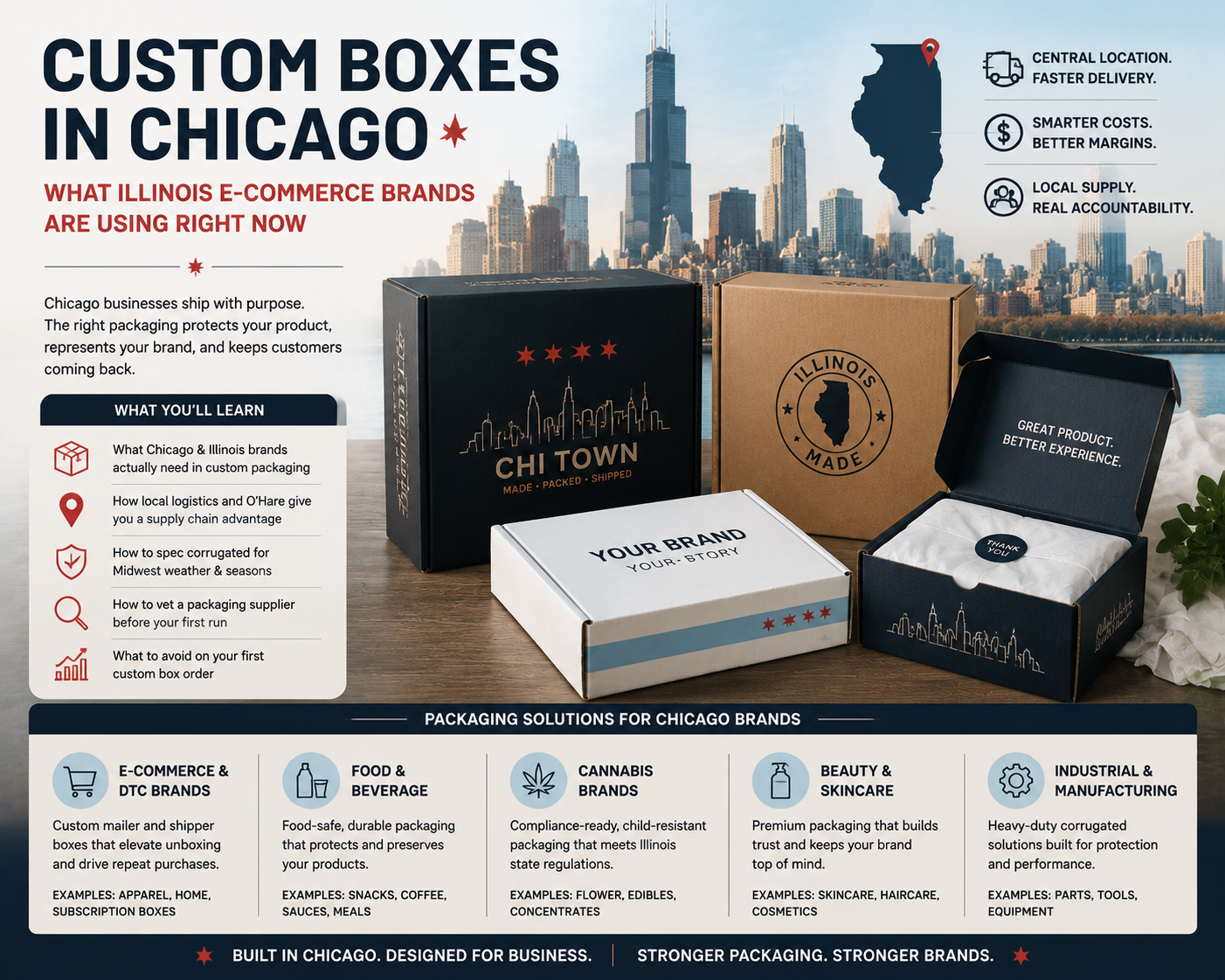 custom boxes Chicago Illinoi
