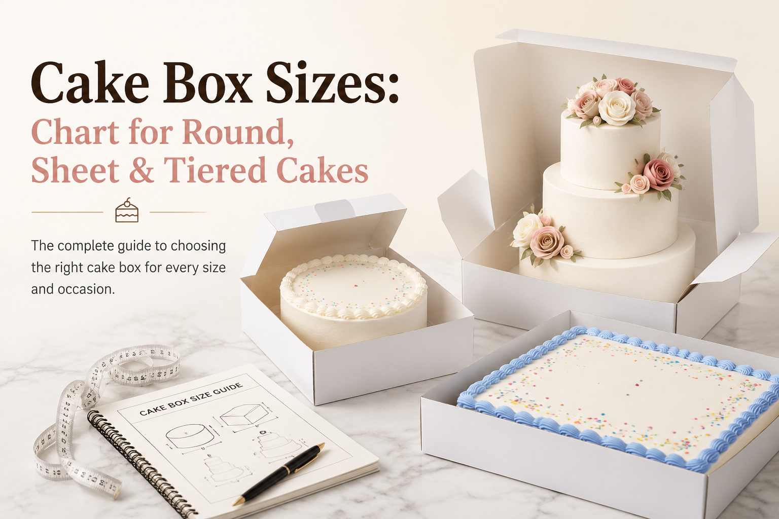 cake box sizes