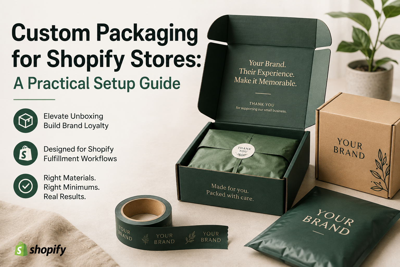 Custom Packaging for Shopify Stores