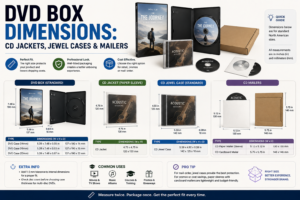 DVD Box Dimensions CD Jackets, Jewel Cases & Mailers